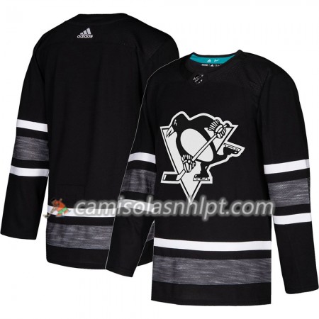 Camisola Pittsburgh Penguins Blank 2019 All-Star Adidas Preto Authentic - Homem
